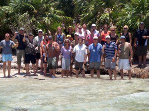 Belize Field Trippers at Swab Caye